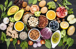 Imagem de diversos alimentos reunidos